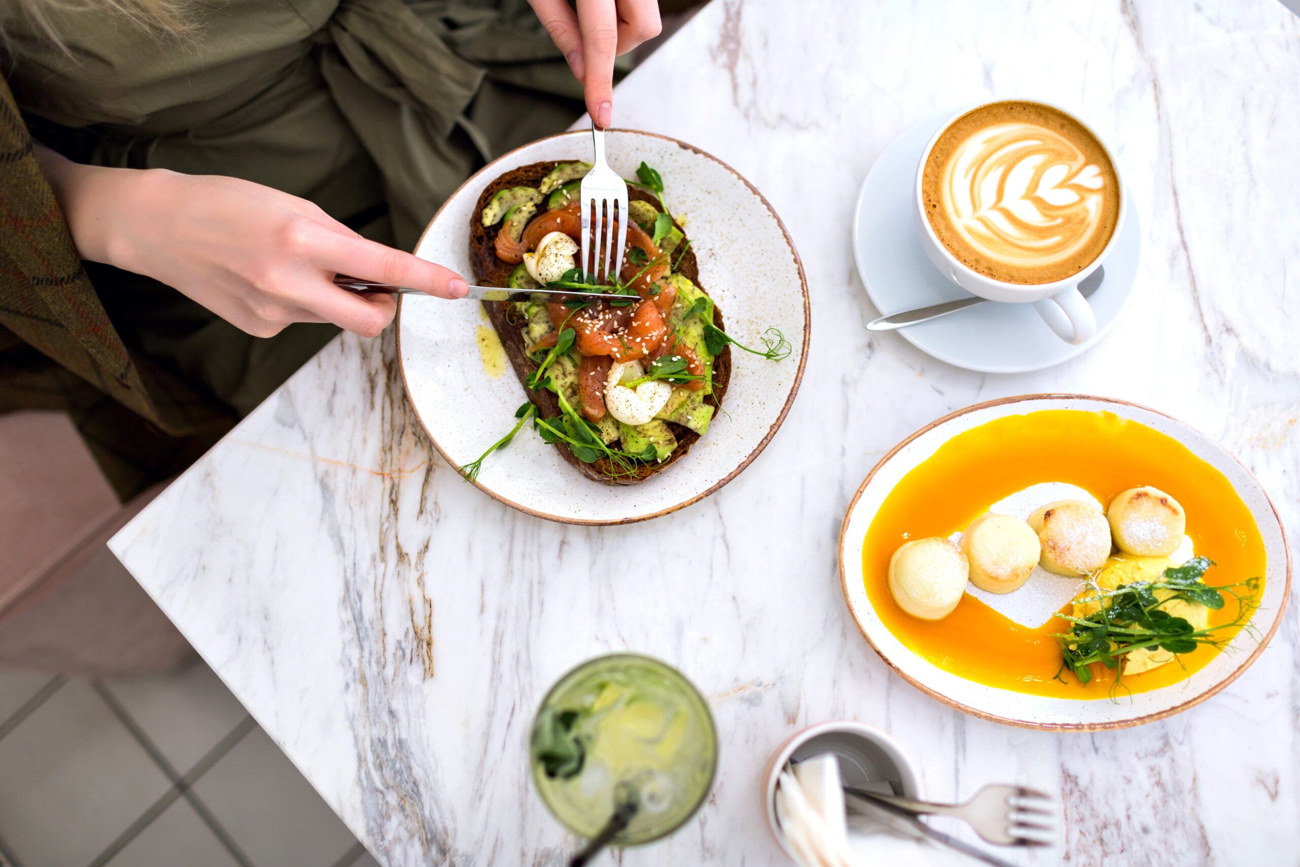 café lunch